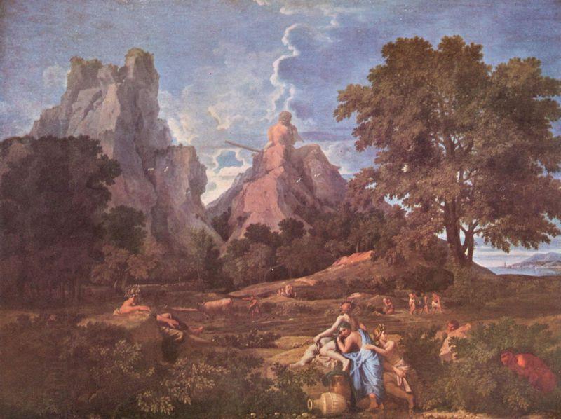 Nicolas Poussin Landschaft mit Polyphem oil painting picture